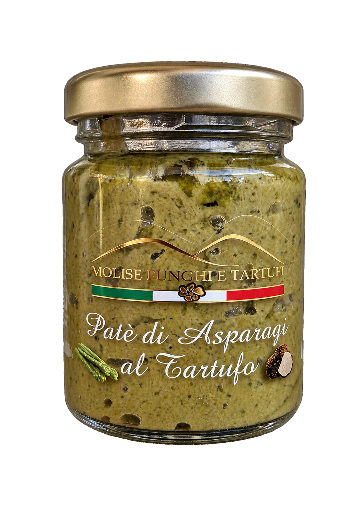 Asparagus pâté with summer black truffle