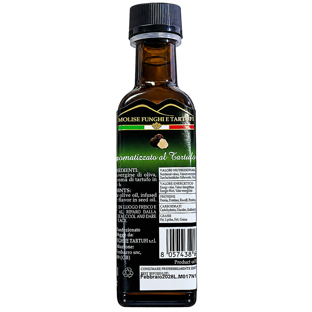 Condimento a base di olio EVO al gusto di tartufo nero