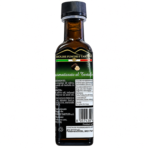 Condimento a base di olio EVO al gusto di tartufo nero