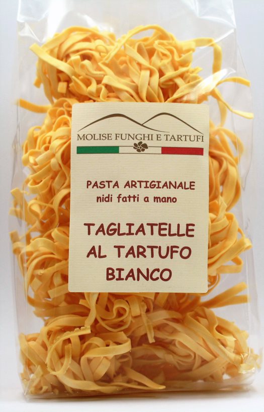 Pasta secca all'uovo artigianale con tartufo bianco pregiato di Molise Funghi e Tartufi vendita all'ingrosso a ristoranti pizzerie bar negozi gastronomie laboratori cucine professionali 
